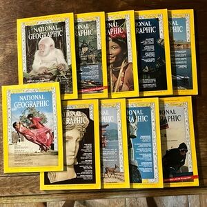 Vintage 1967 National Geographic Magazines